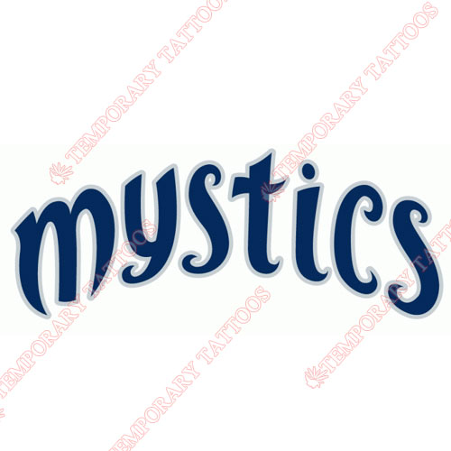 Washington Mystics Customize Temporary Tattoos Stickers NO.8589